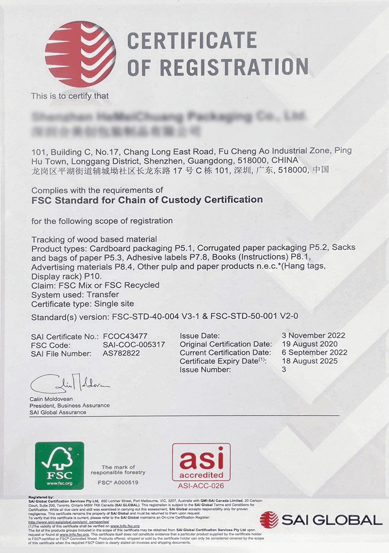 FSC Certification Report - Forest Stewardship Council