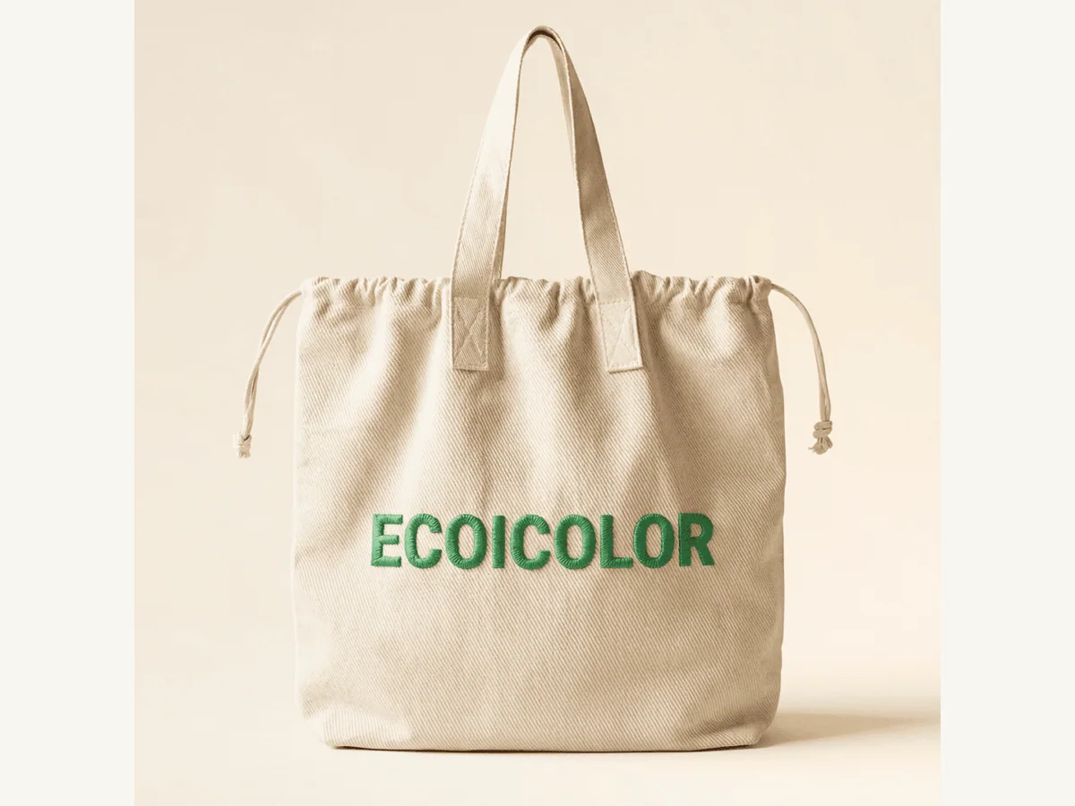 Recycled cotton private label tote product for retail and DTC brands