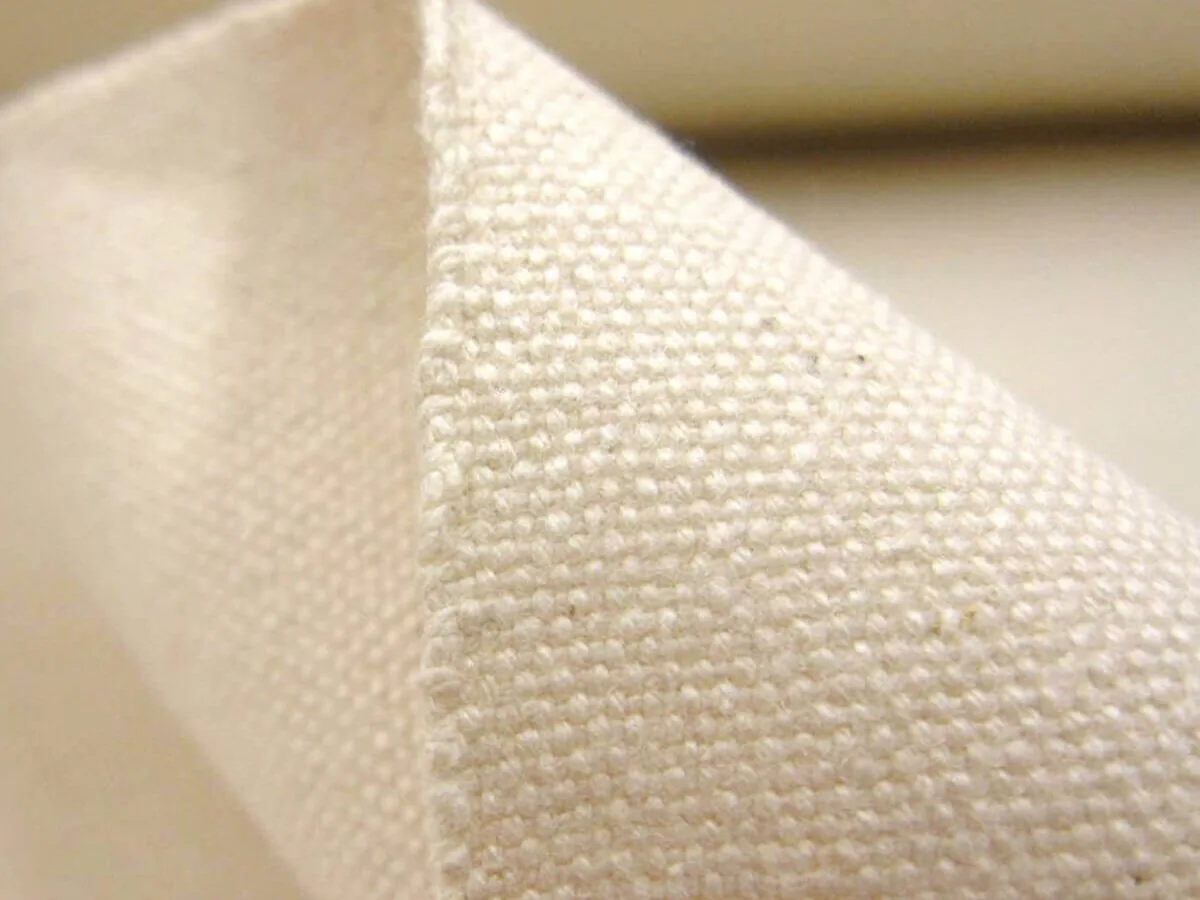 Canvas tote material sample for private label tote bag sourcing
