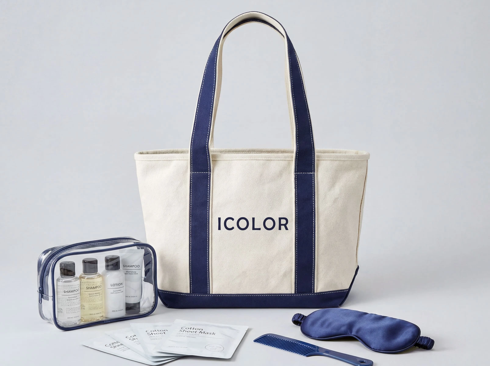 Recycled Cotton tote display for museum and bookstore retail programs