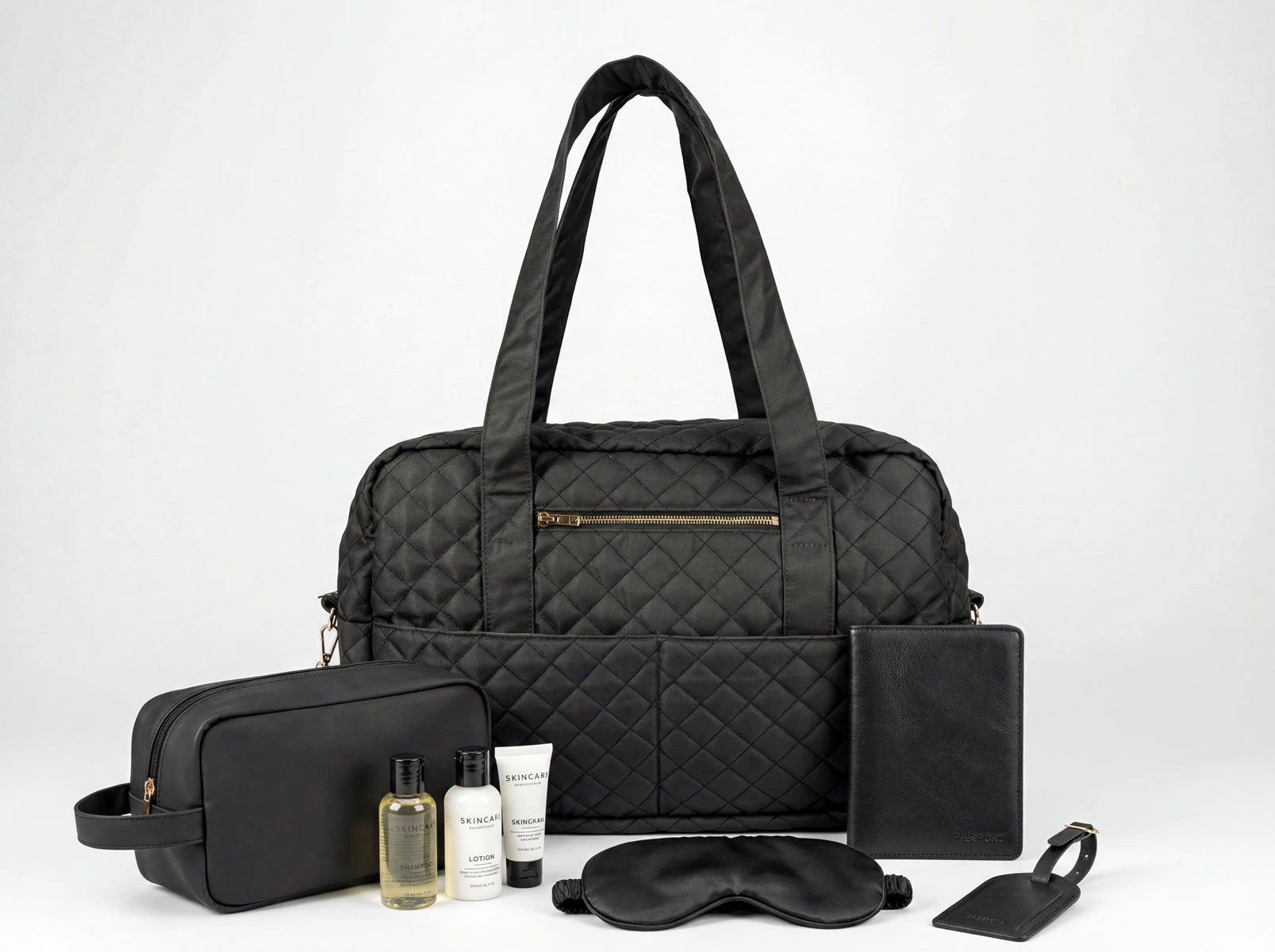 Airline Amenity Tote Bags rPET Quilted Totes
