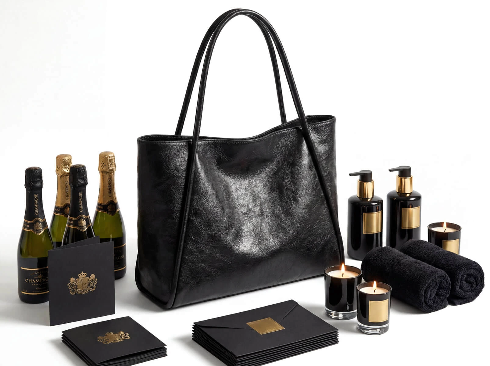 Hotel and Hospitality Welcome Bags Vegan Leather totes