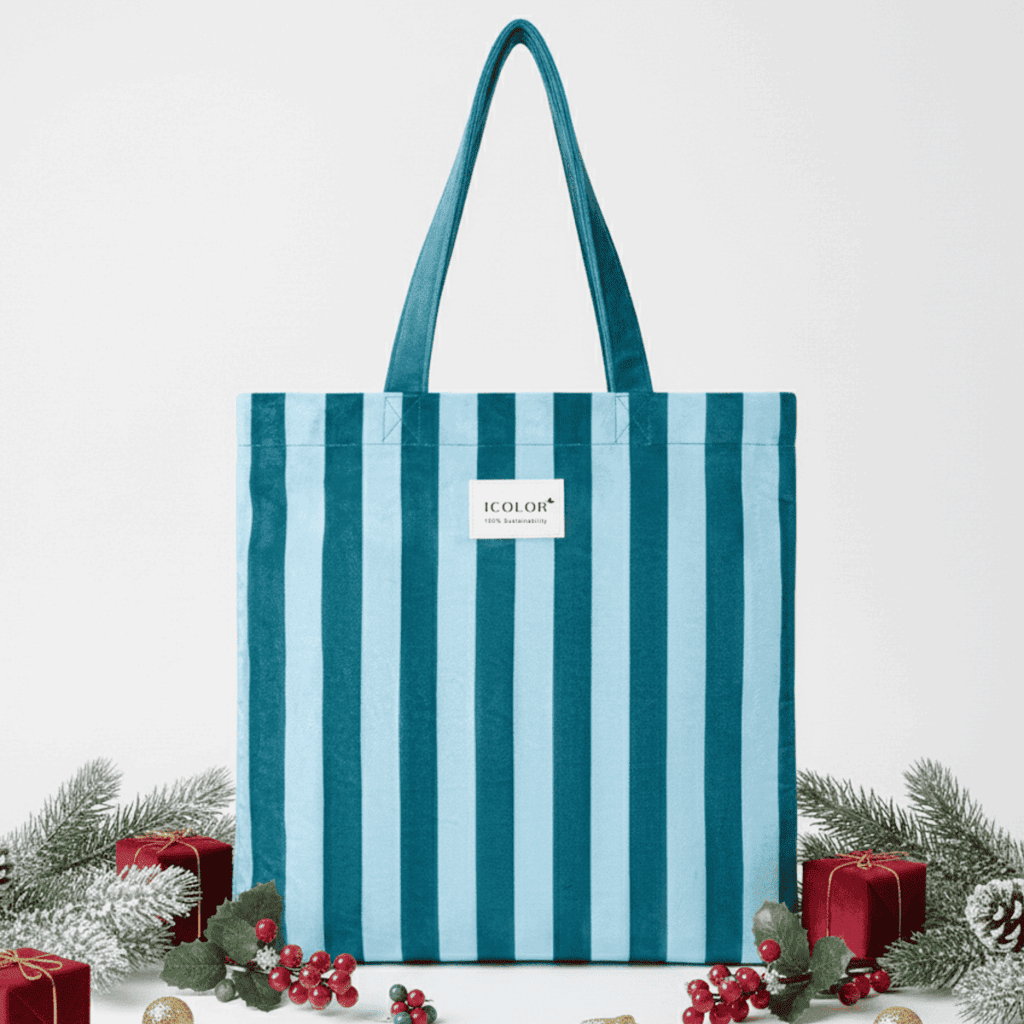 ITT013 – Custom Recycled Velvet Tote Bags Bulk | Soft Touch, Elegant, Sustainable | Wholesale B2B