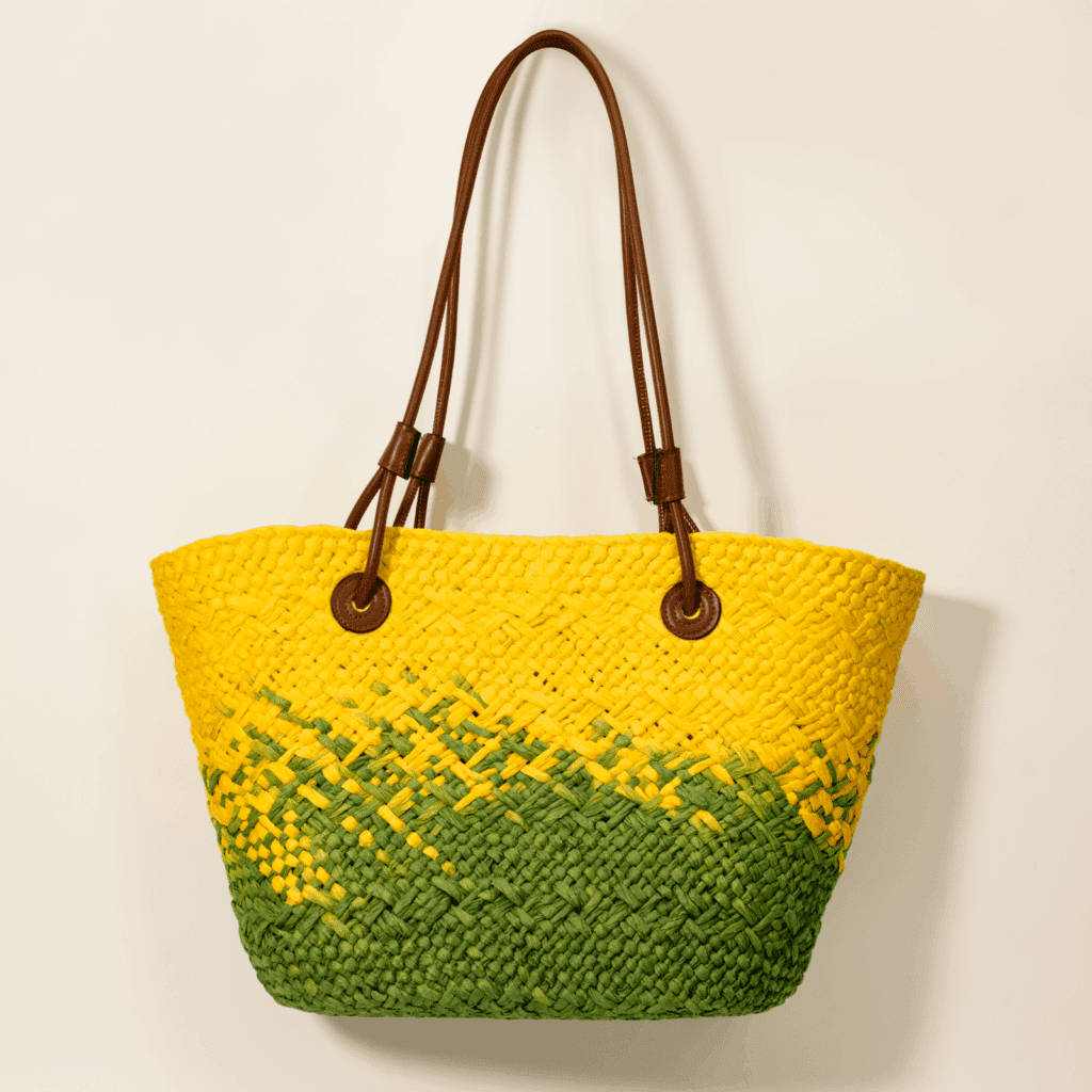 ITT024 – Custom Woven Paper Straw Tote Bags Bulk | Recyclable, Print | Ready, Retail Packaging | Wholesale B2B
