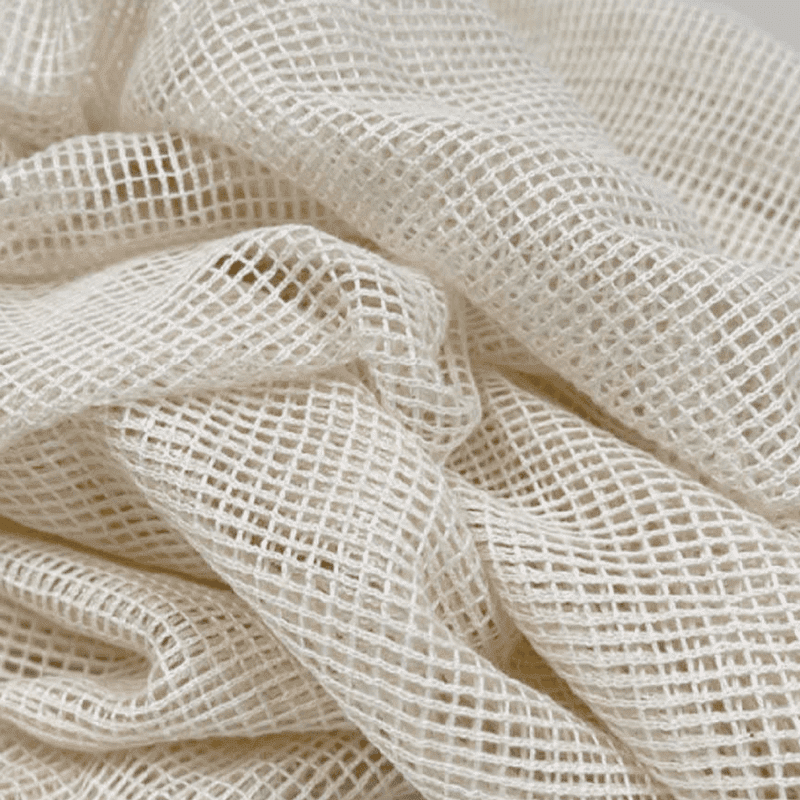 Organic Cotton Mesh material sample