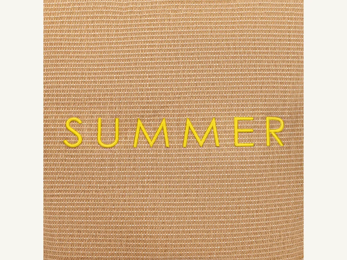 Embroidery logo file and thread color check for tote bags