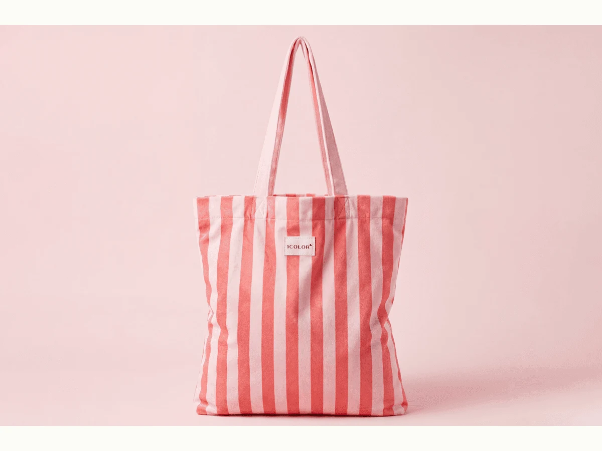 Real rPET tote bag option for full color campaign artwork