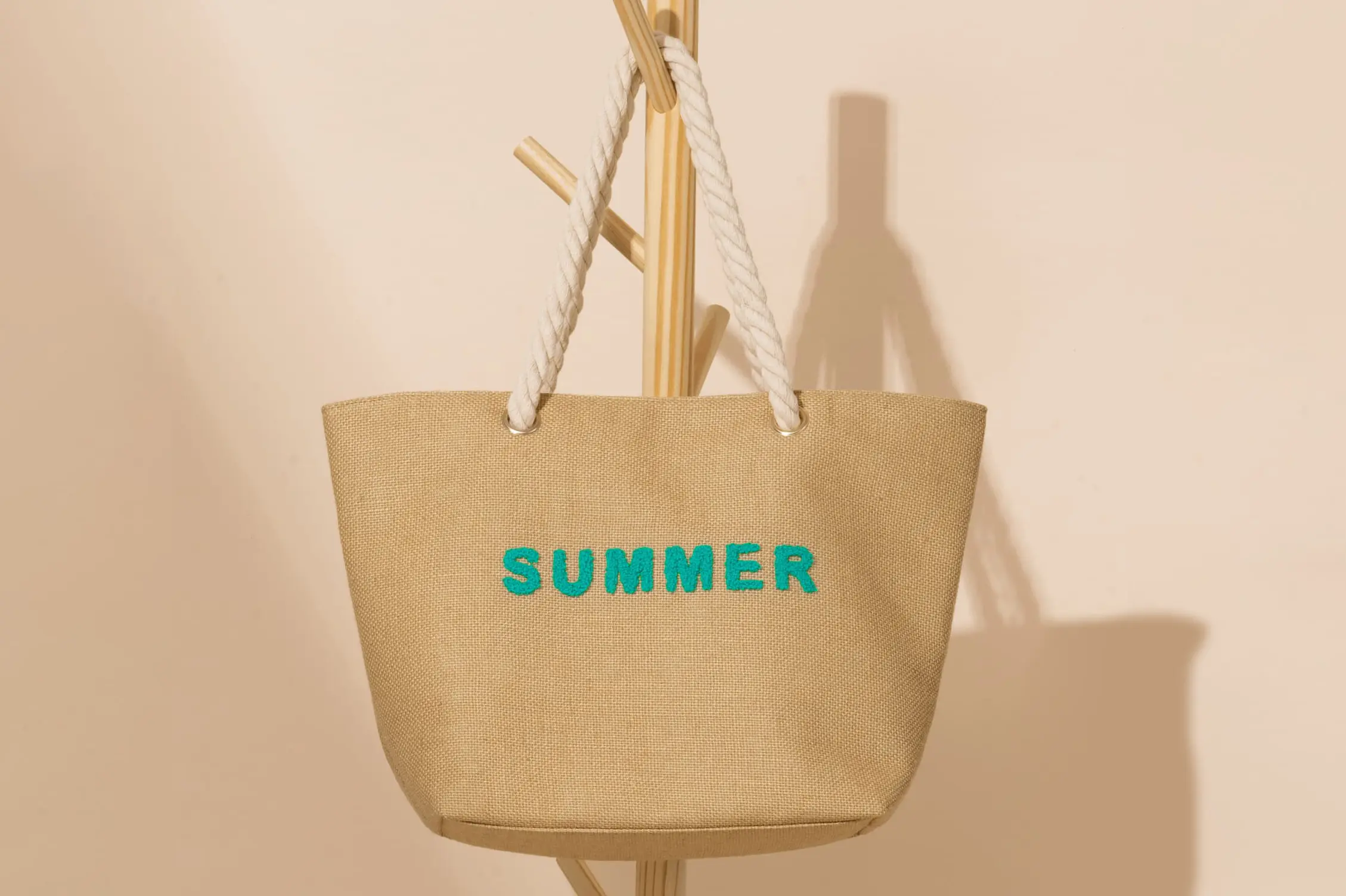 Canvas tote material suitable for embroidery logo