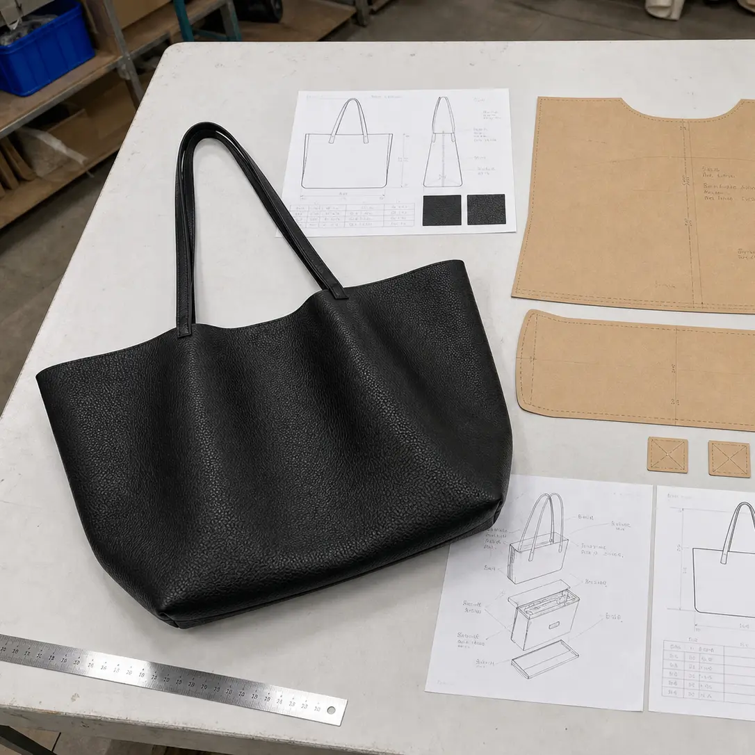 Custom tote sample approval