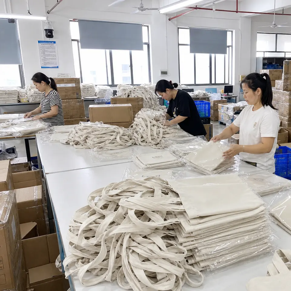 Tote bag factory coordination and quality control
