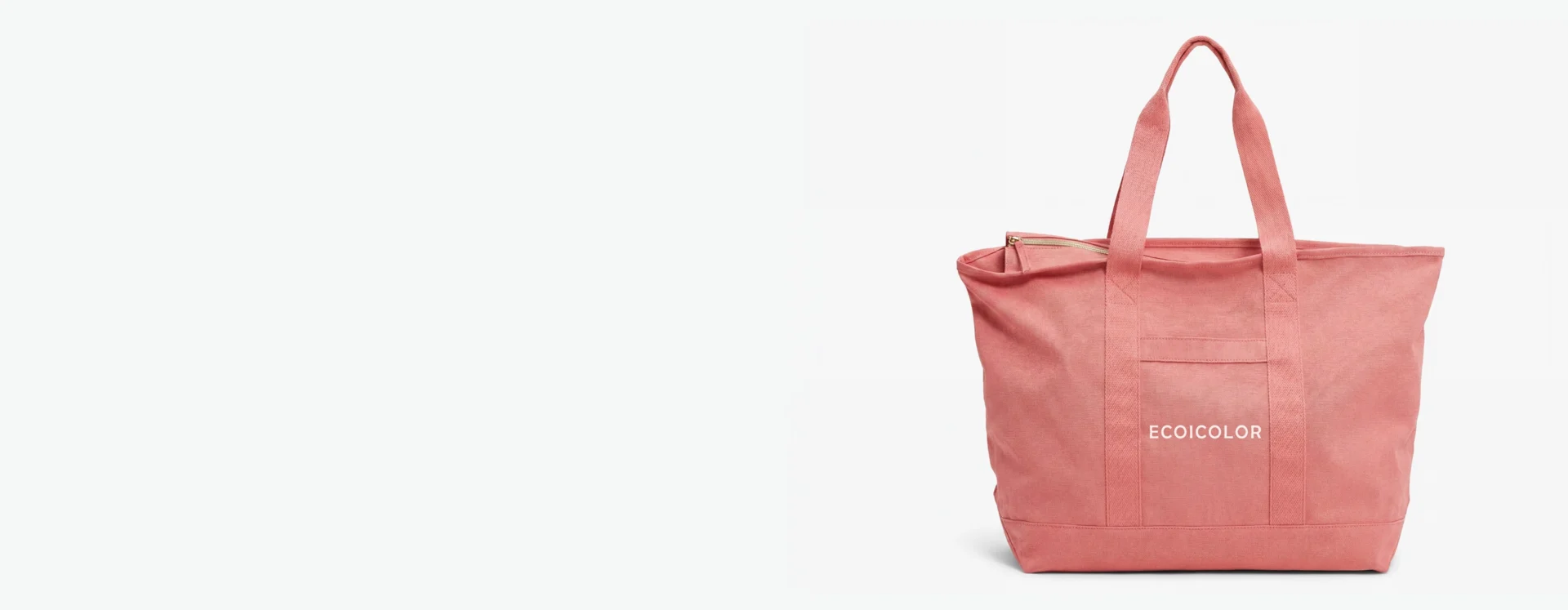 Custom tote bags with zipper for retail, travel, events and private label projects