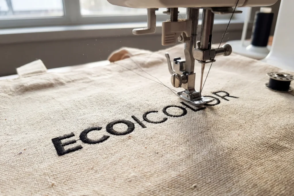 Embroidery Custom Tote Bags: Thread and Sample Guide