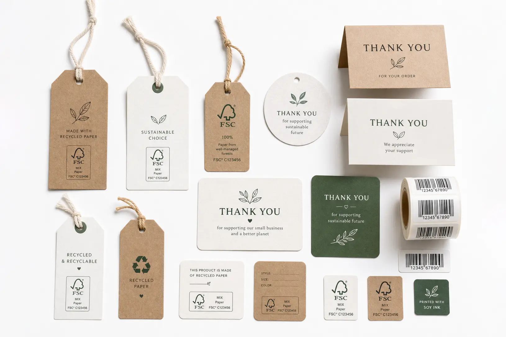 GWP tote bag packaging and label planning