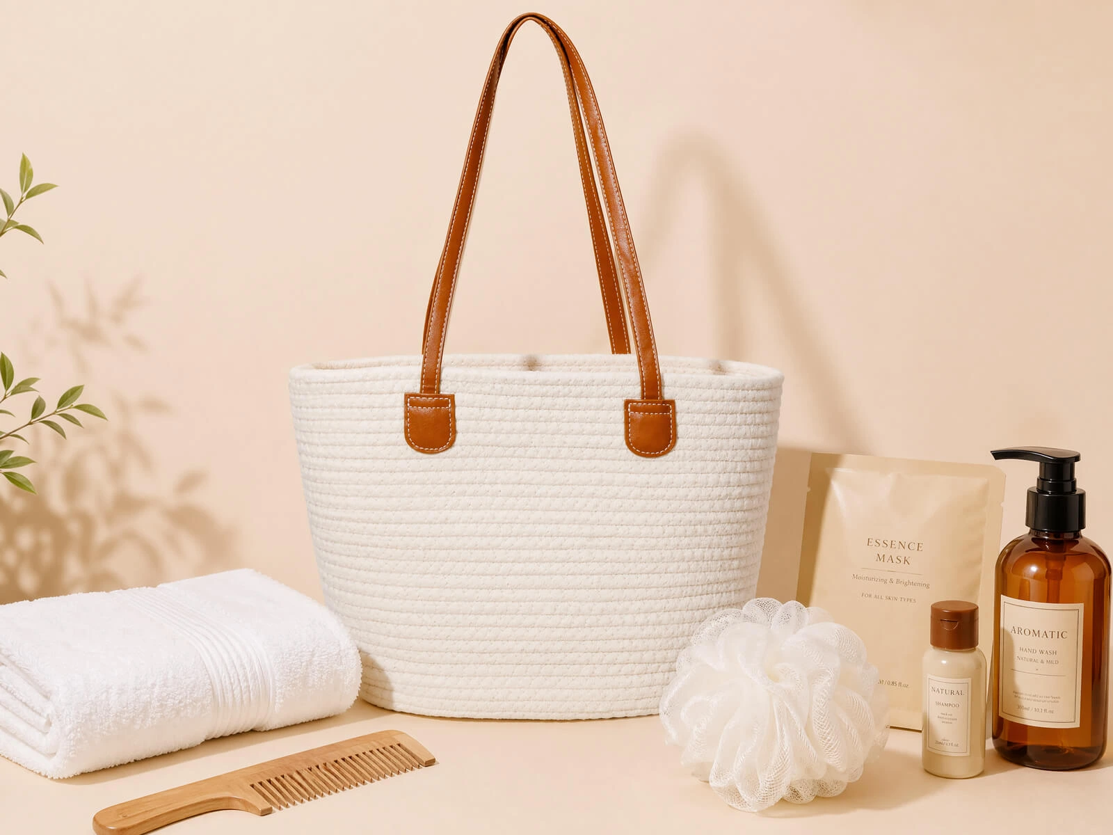 Hotel Welcome Tote Bags -- resort and spa guest gifts