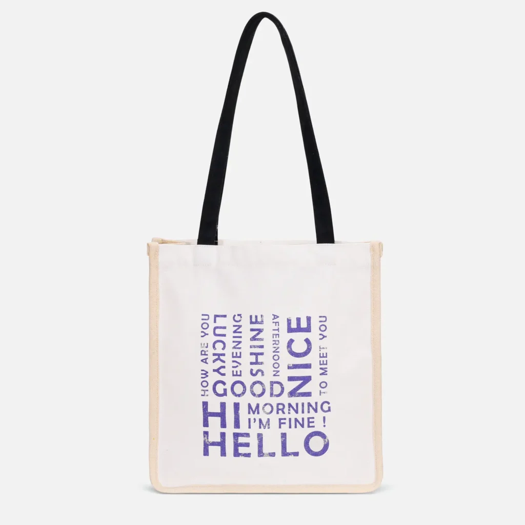 ITT058 – Custom Recycled Cotton Tote Bags Bulk  Eco  Friendly, Soft, Durable  Wholesale B2B Direct