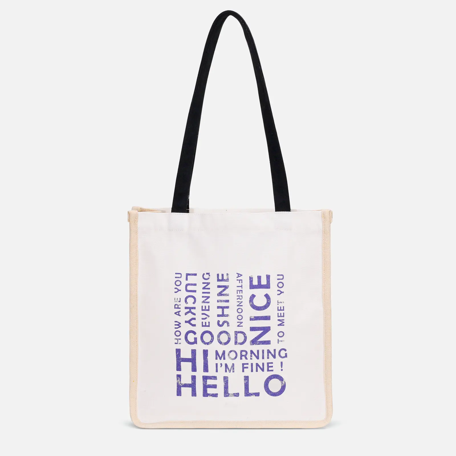 ITT058 – Custom Recycled Cotton Tote Bags Bulk  Eco  Friendly, Soft, Durable  Wholesale B2B Direct