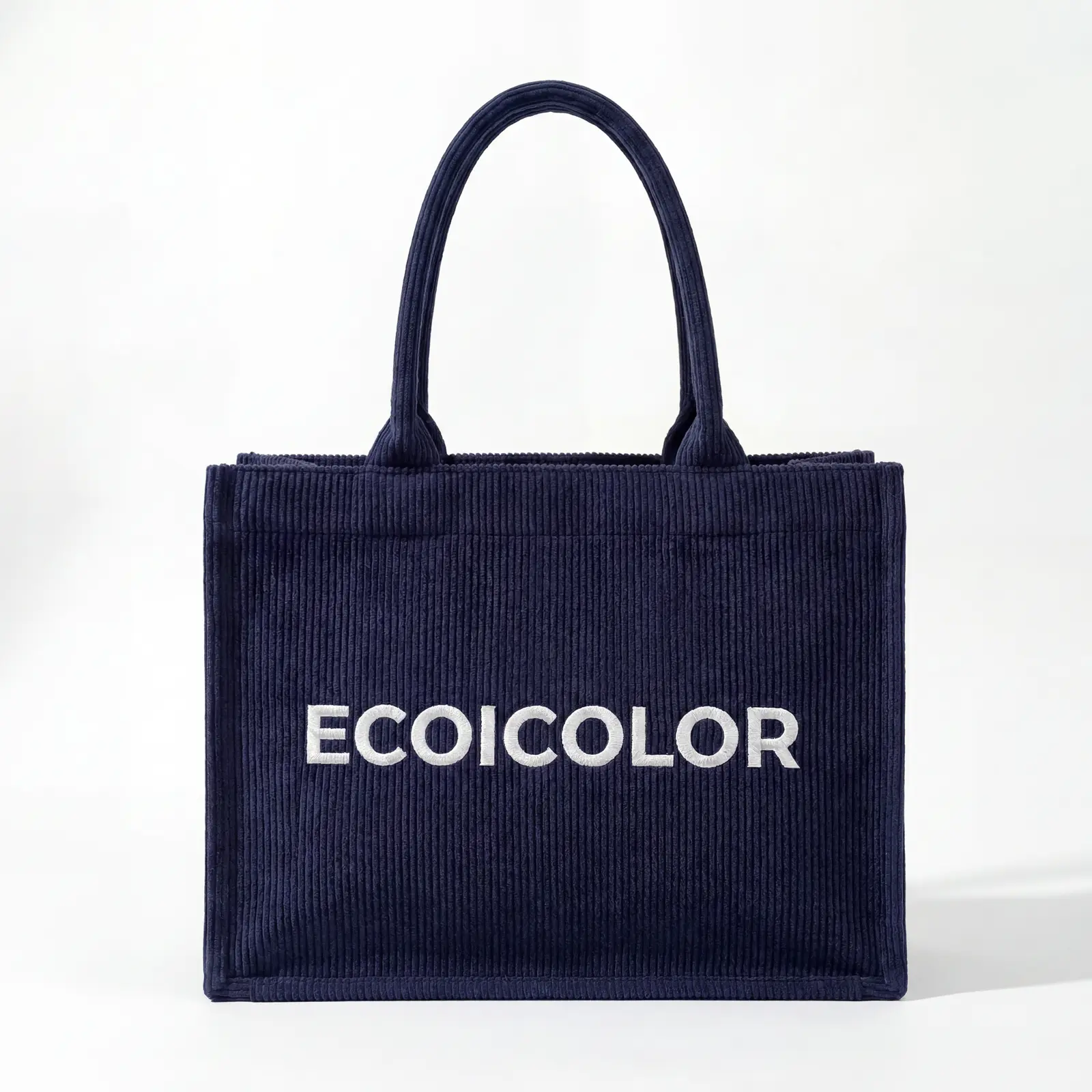 ITT063 – Custom Recycled PET Corduroy Tote Bags Bulk Eco Friendly Wholesale B2B Direct