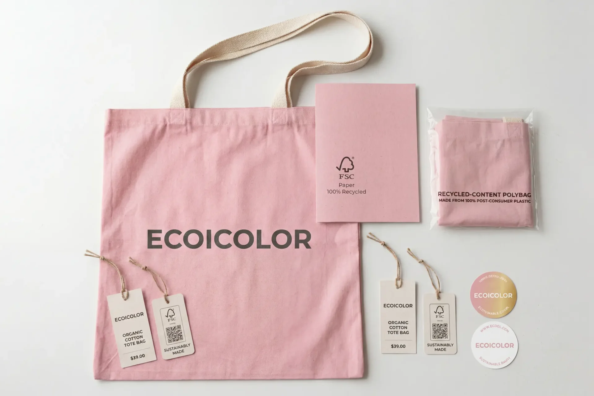 Retail-ready canvas tote bag for seasonal GWP projects