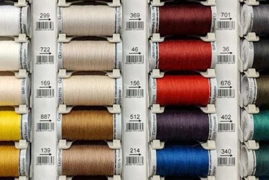 Thread color review for embroidered tote bags