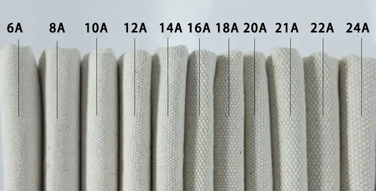 Fabric weight and handfeel close-up for lightweight and structured tote bags