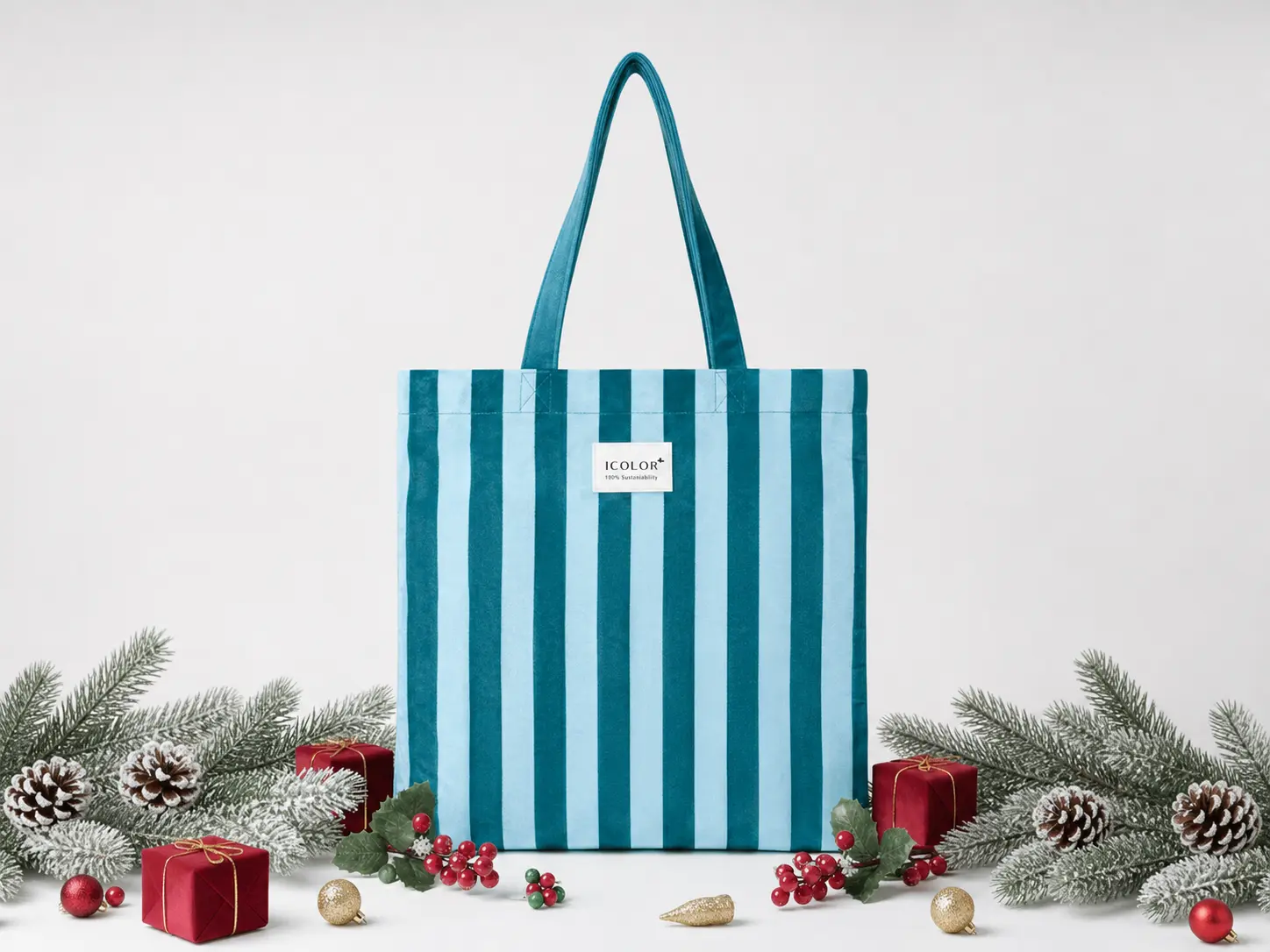 Seasonal gift tote sample approval before bulk production