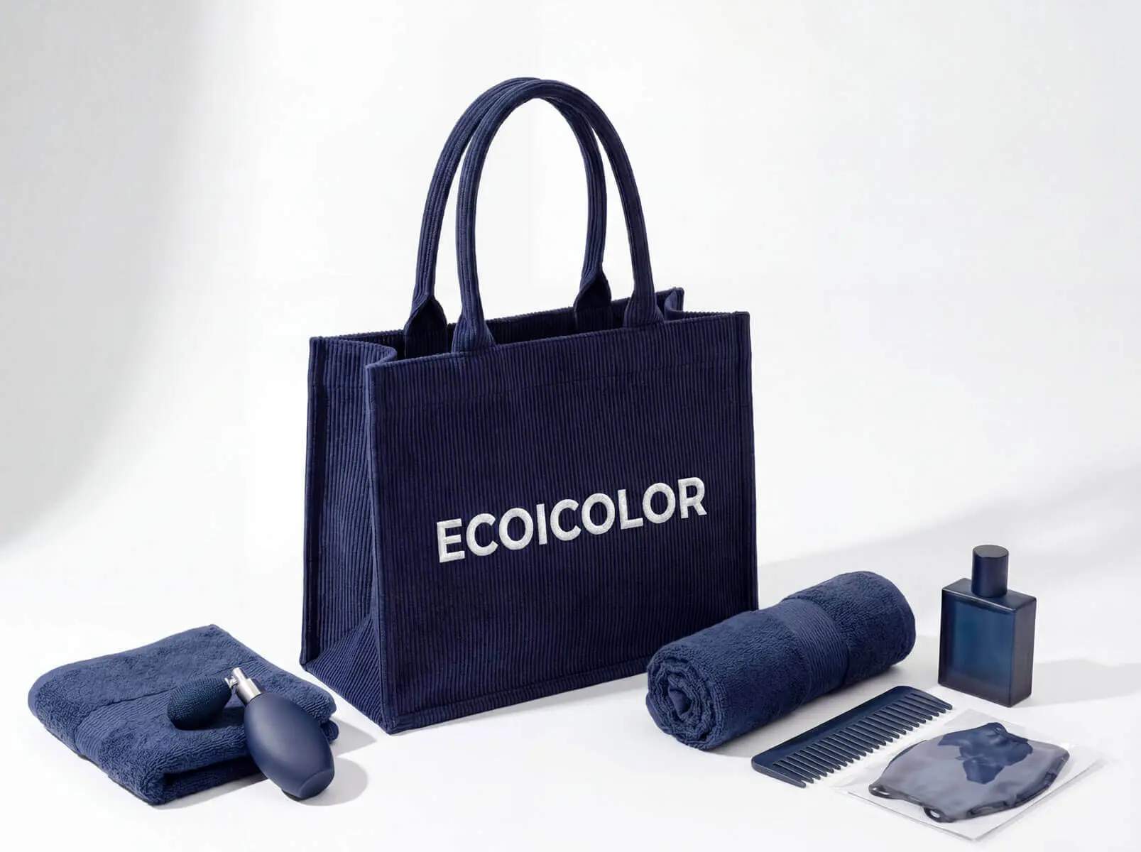 Lightweight resort tote bag for hotel beach guest use