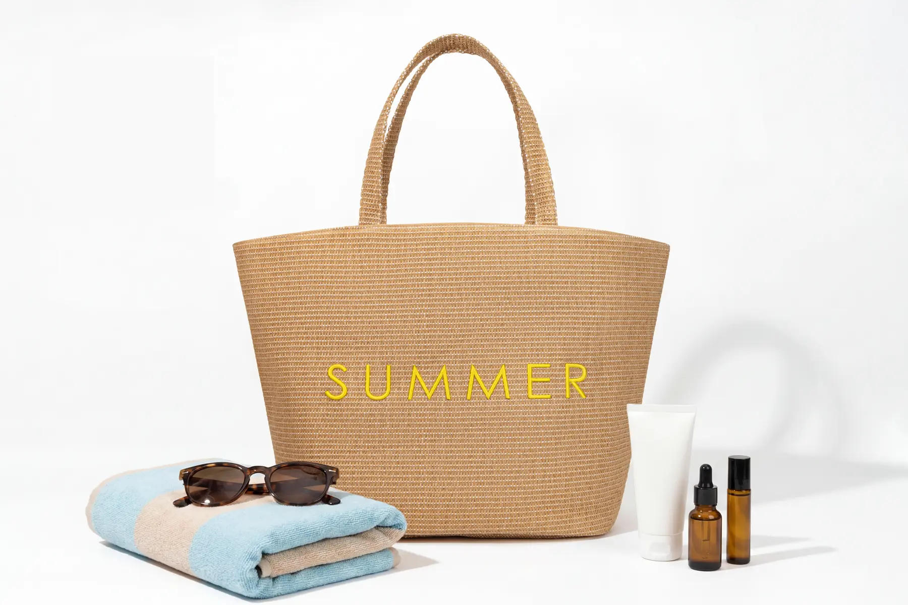 Large XL tote sample approval before bulk production