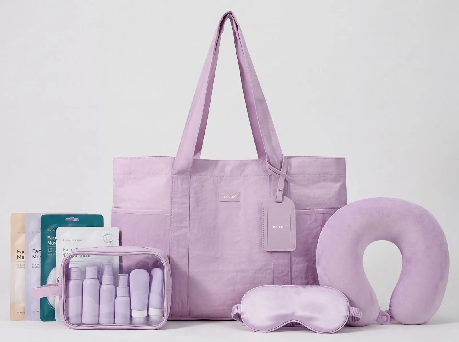 Large XL tote bag sample with wide gusset