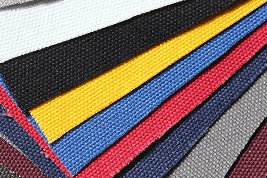 Material close-up for custom tote bag lead time review
