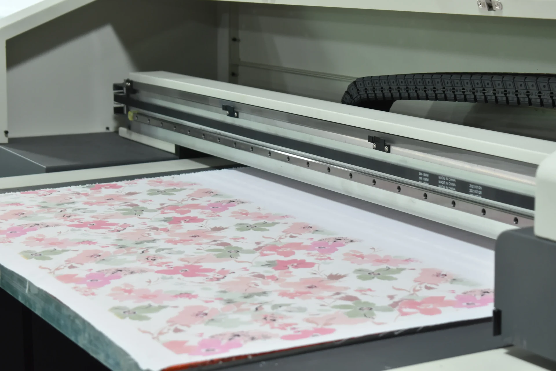 Printed canvas texture for rub and color stability review