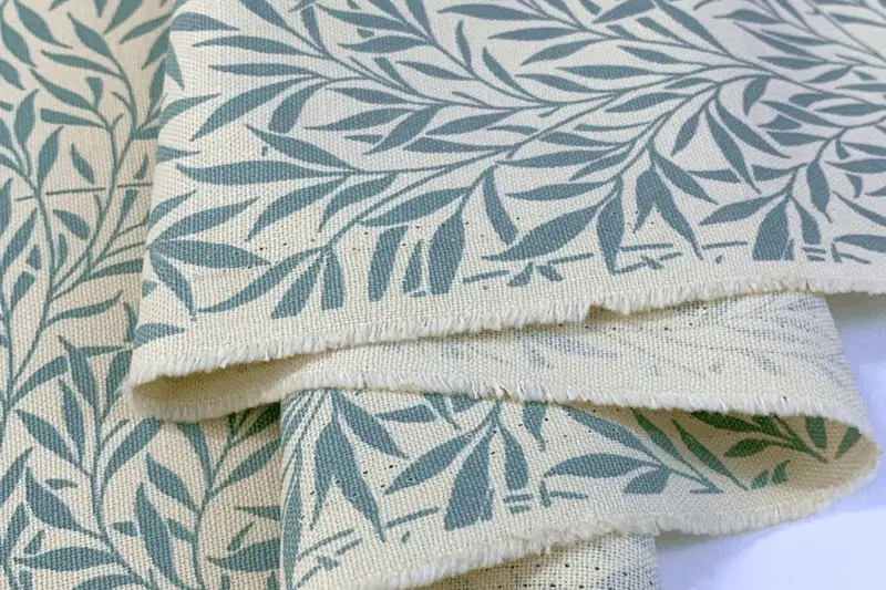 Printed canvas material option for custom canvas tote bags
