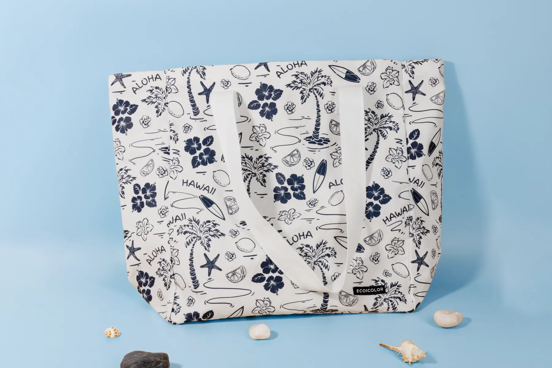Recycled cotton beauty GWP tote material and logo review