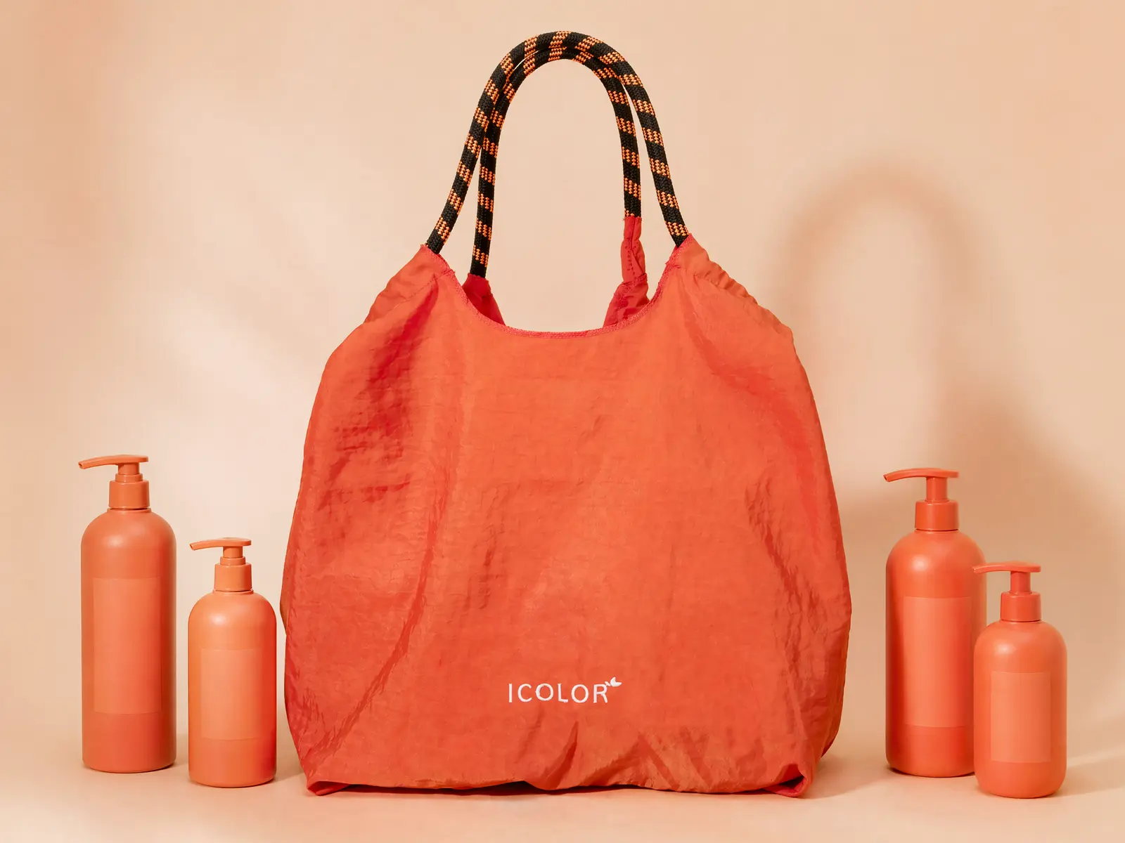 Printed cotton canvas tote bag for retail merchandise