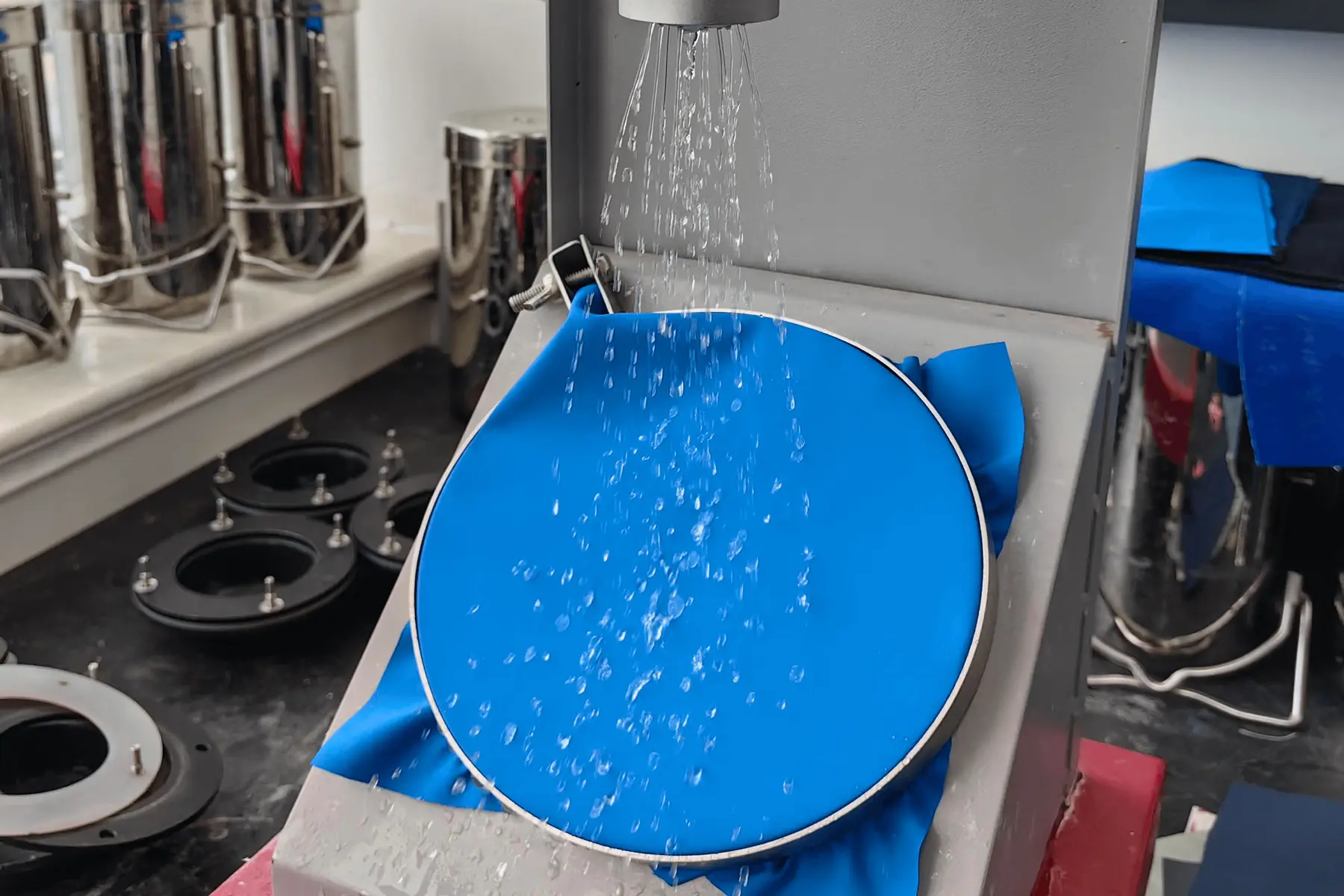 rPET water resistance check for tote bag material performance