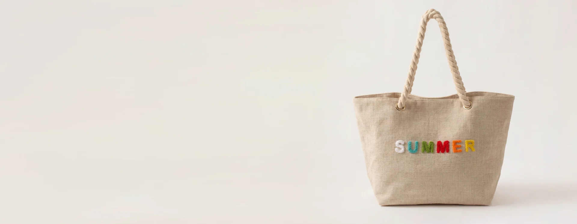 Private label jute and natural fiber tote bags for retail and GWP programs