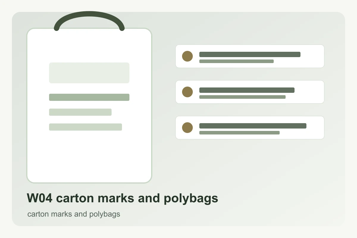 AQL packaging and carton mark check before custom tote bag shipment