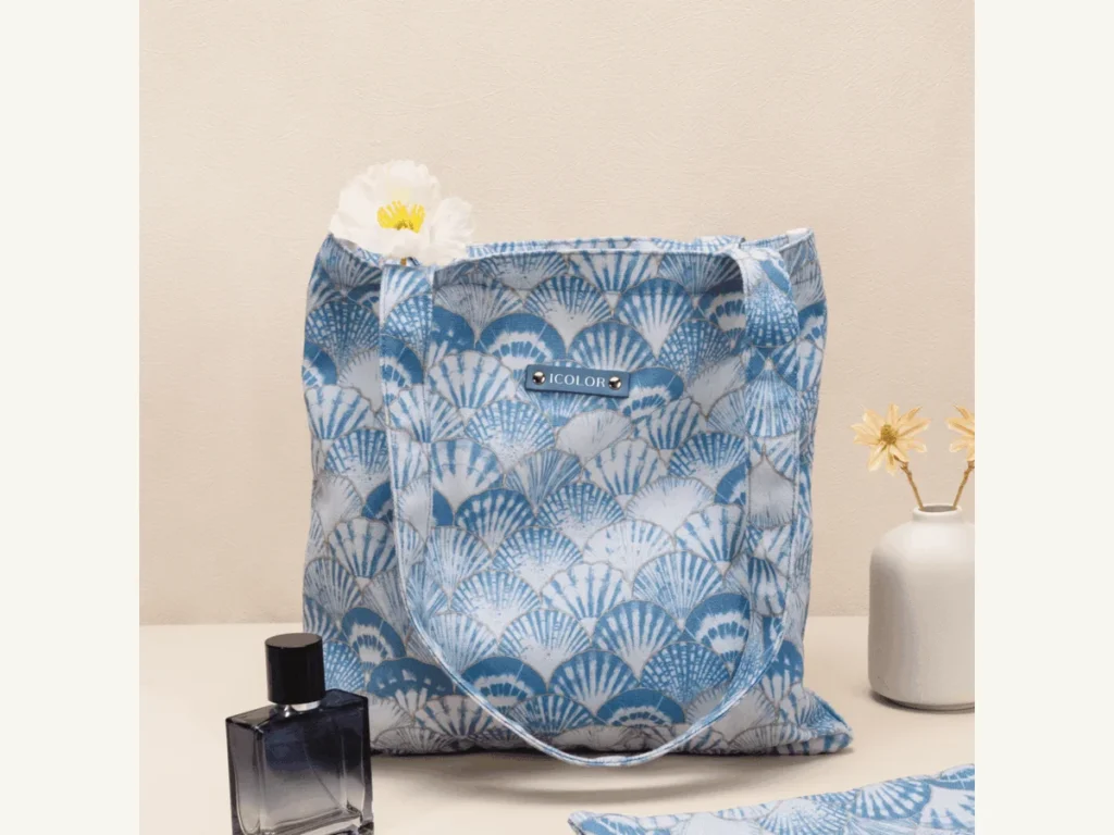 Bookstore tote product collection for campus and museum shop buyers