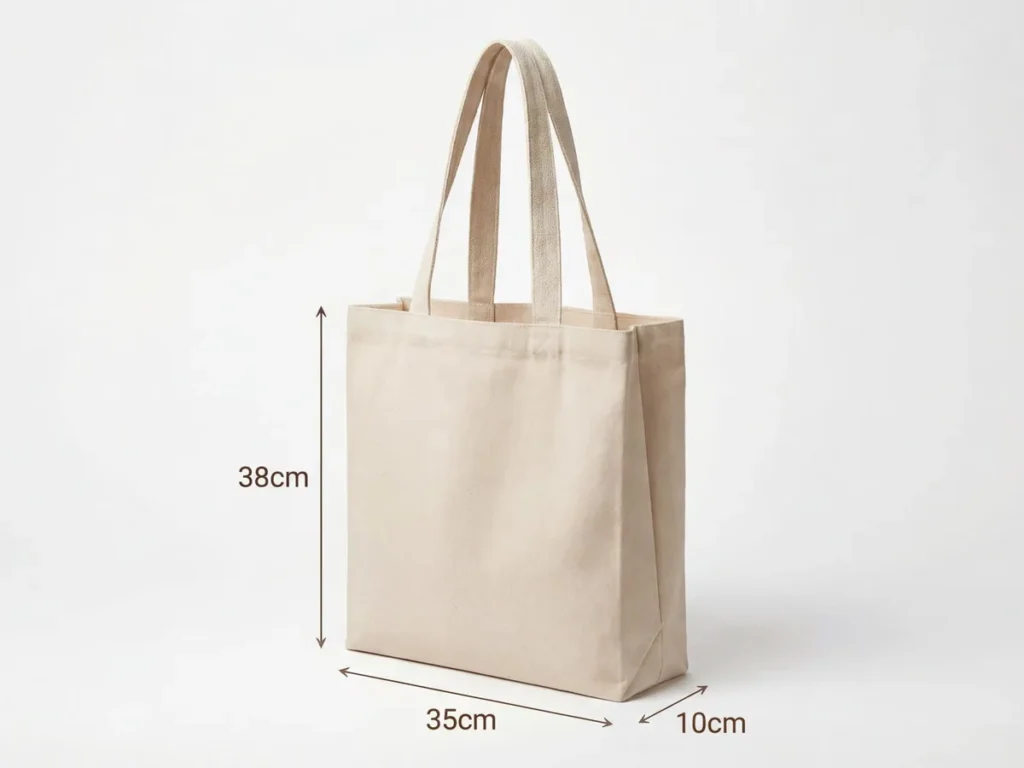 foldable tote dimension check