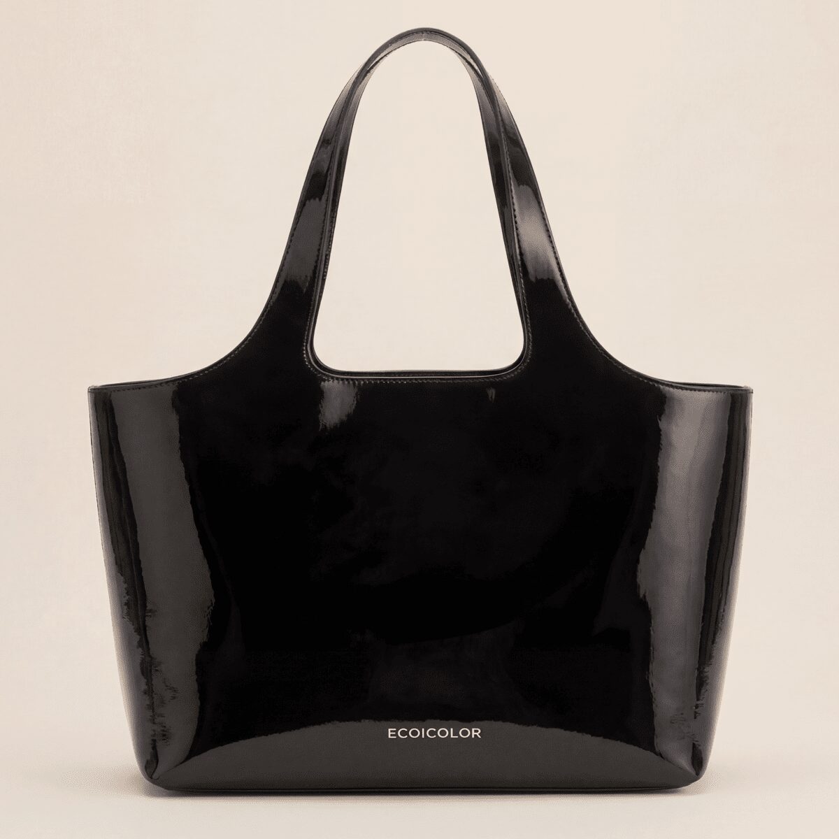 Black custom tote bag sample for sea or air delivery planning