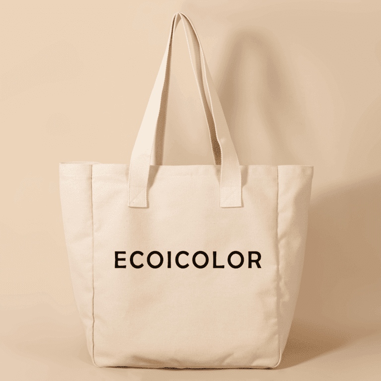 ITT007 recycled cotton canvas tote bag