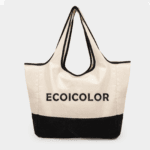 ITT012 recycled cotton tote bag with foldable structure
