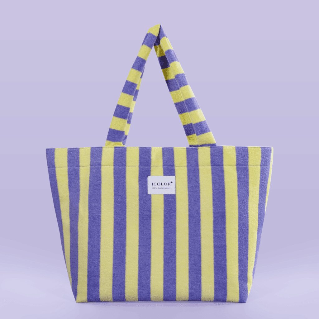 ITT016 – Custom CVC Cotton Towel Tote Bags Bulk | Spa, Wellness & Beauty Brand Ready | Wholesale B2B