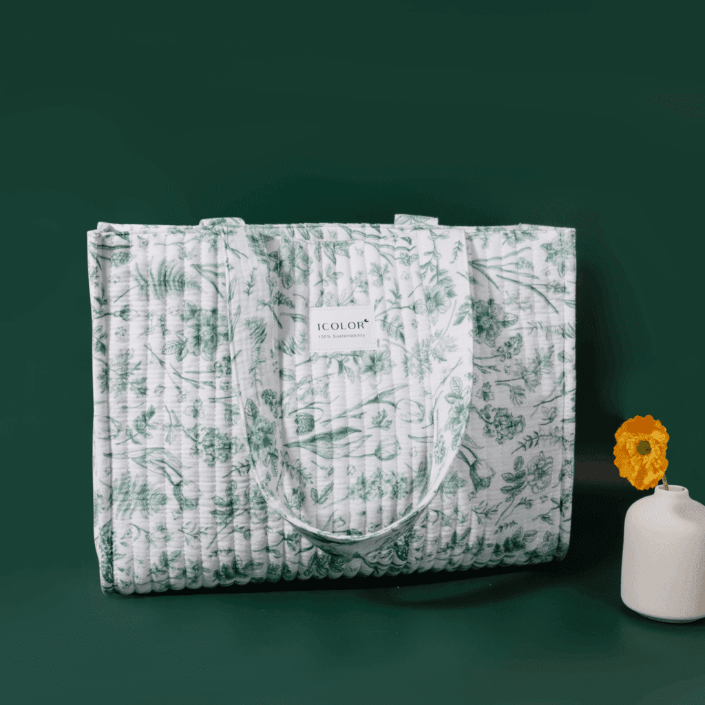 ITT028 – Custom Cotton Gauze Tote Bags Bulk | Natural, Wellness & Beauty Brand Ready | Wholesale B2B
