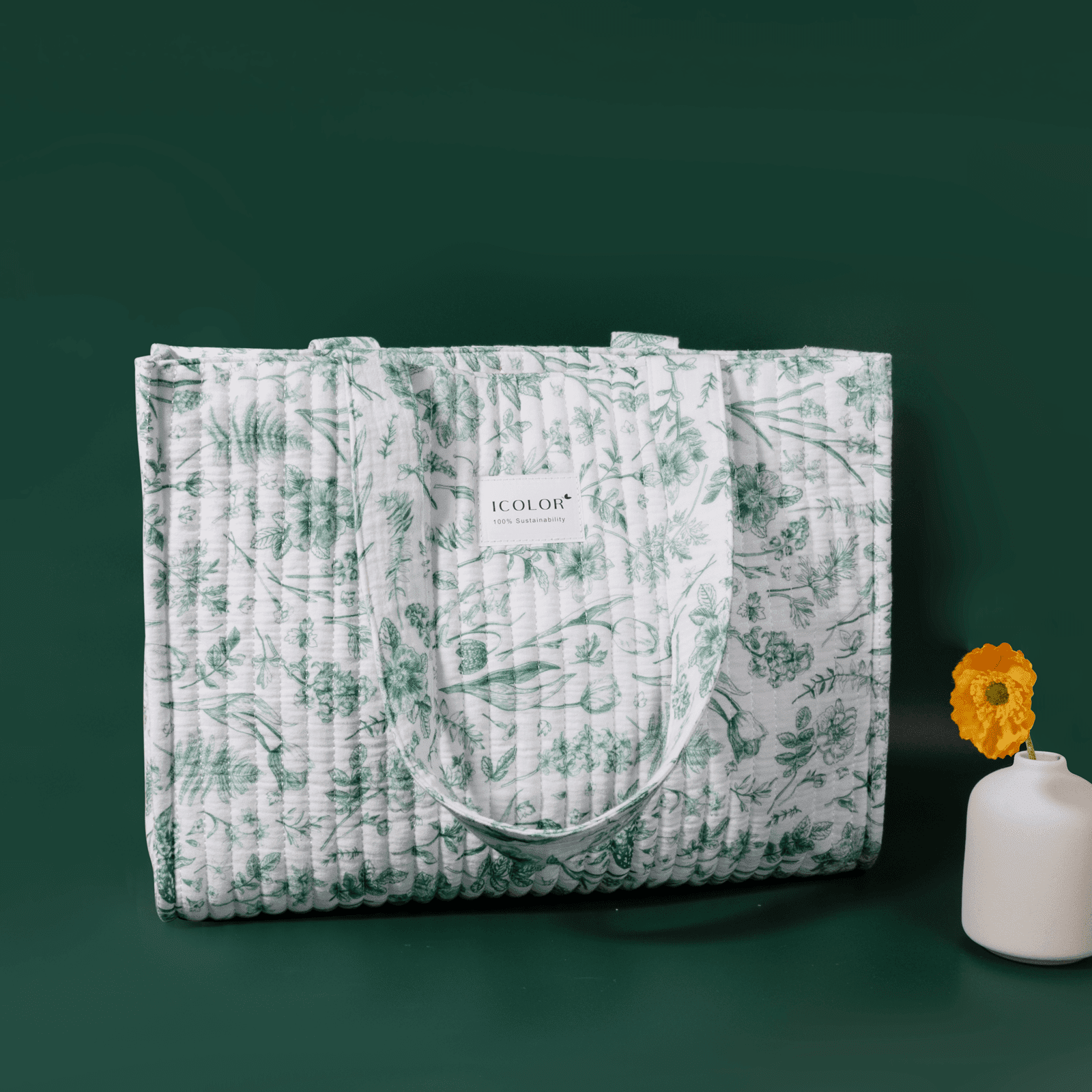 Cotton gauze tote bags for wellness and beauty brand GWP programs