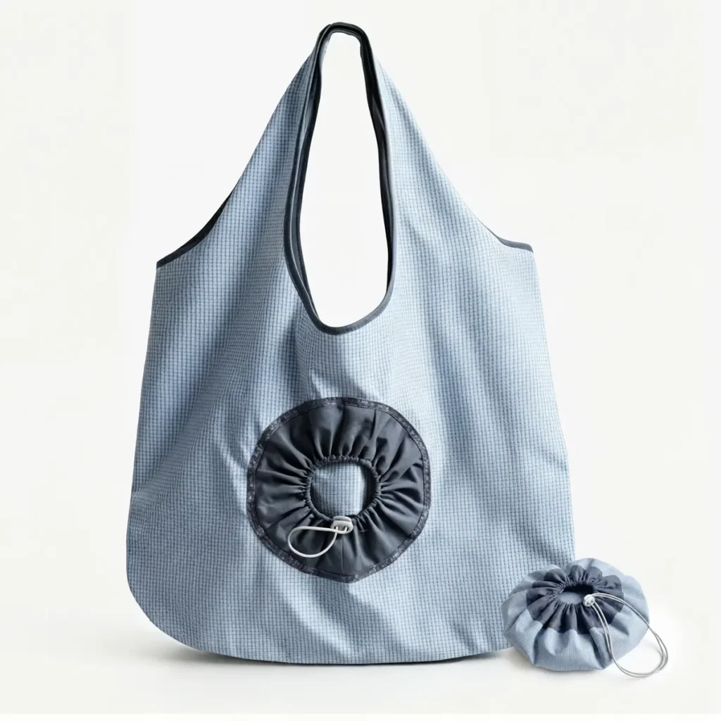 ITT049 – Custom Foldable Recycled PET Tote Bags Bulk – Compact, Reusable, Gift-Ready | Wholesale B2B